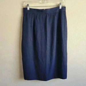 Vintage perceptions black pencil skirt